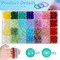 700 Pcs 8mm Glass Beads for Jewelry Making,28 Colors Crystal Beads Bracelet Making Kit for Bracelet Jewelry Making and DIY Crafts